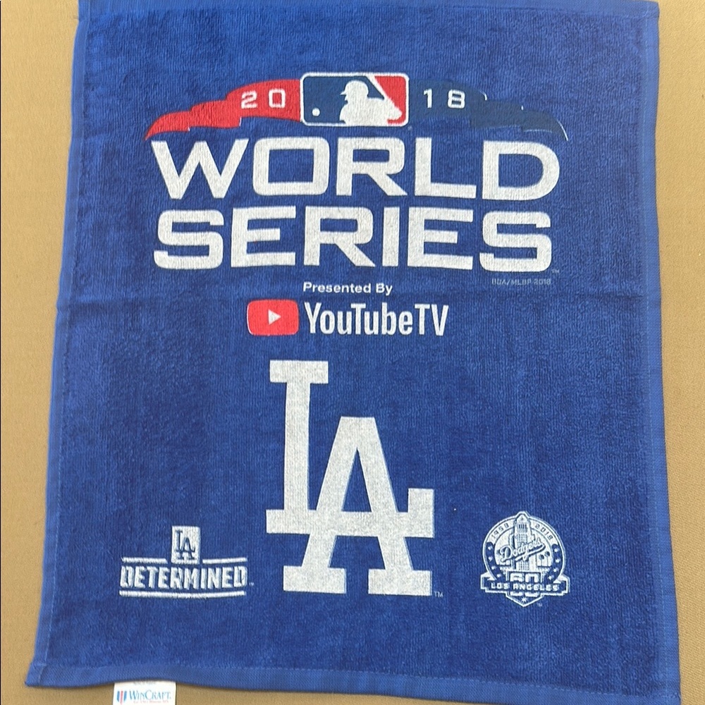 Los Angeles Dodgers Blue World Series Towel 2018